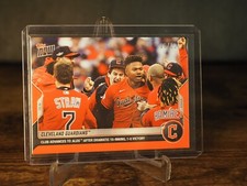 Cleveland Guardians 2022 MLB TOPPS NOW 1044 Advance ALDS Red Parallel 8/10