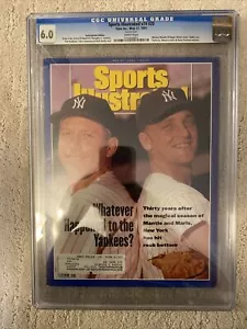 May 27, 1991 Sports Illustrated - N.Y. Yankees Mickey Mantle, Roger Maris CGC 6 - Picture 1 of 2