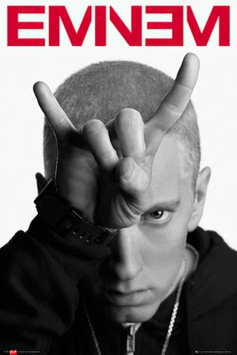 MOVIE POSTERS USA Eminem - Music Poster / Print (Horns) (Size: 24" X 36")