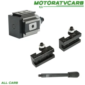 ALL-CARB AXA 250-100 Set Piston Type Quick Change Tool Post Holder Swing Dia 12" - Picture 1 of 12