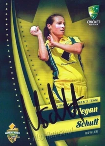 ✺Signed✺ 2017 2018 AUSTRALIA Cricket Card MEGAN SCHUTT WBBL - Picture 1 of 1