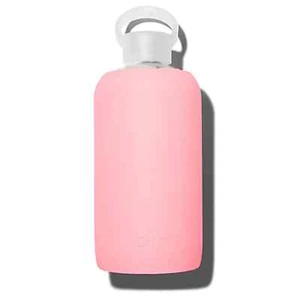 BKR Glass Water Bottle w/Silicone Sleeve in Rose Big 1L/32oz Rare - Picture 1 of 1