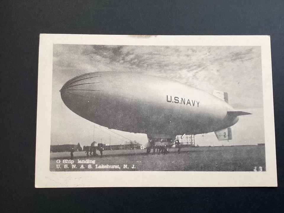 ICOLLECTZONE Navy Airship Postcards Lakehurst NJ Zepplin Like Aviation (B100-3) - Image 1 of 1