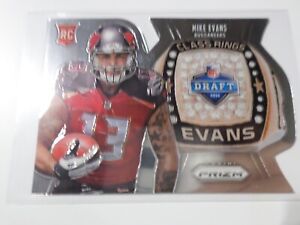 MIKE EVANS 2014 ROOKIE. PRIZM CLASS RINGS .76