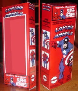 SOLO CAJA MEGO 8" CAPITÁN AMÉRICA - Imagen 1 de 1
