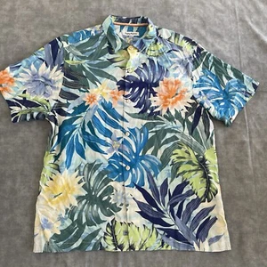 Tommy Bahama Hemd Herren XL 100% Seide Garden of Hope and Courage Hawaii Strand - Bild 1 von 9