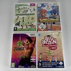 Job-lot Bundle 4X Wii Sports Island - Mario & Sonic At The Olympics Games Zumba