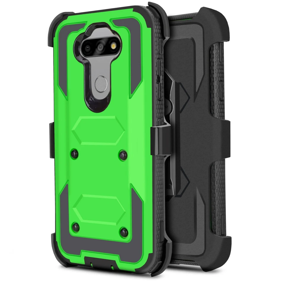 For LG Aristo 5 Phoenix Holster Case Armor Belt Clip Kickstand Cover + Screen - Image 1 of 4