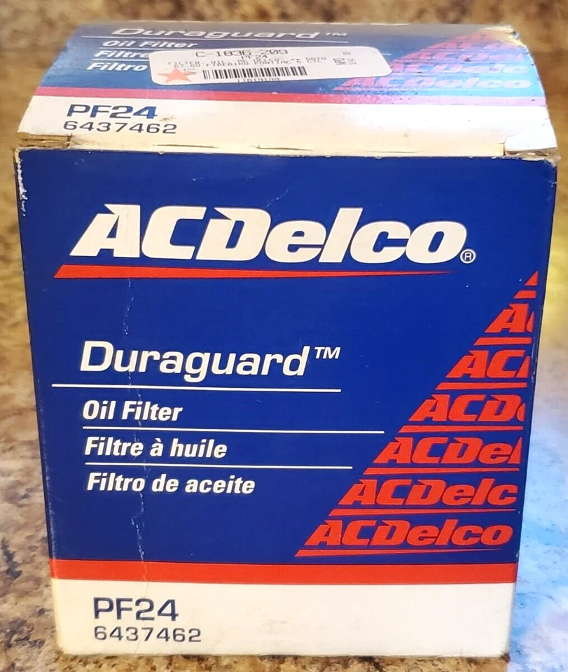 Filtro de aceite Duraguard AC Delco PF24 1967-1969 Pontiac 6437462 OEM NOS Foto 1 de 4