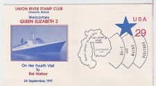 TurtlesTradingPost- Bar Harbor, ME- Mt Desert Island Station QE2 Ship Visit 1991