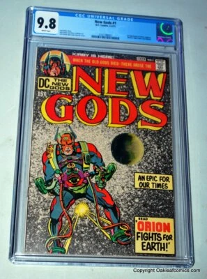 New Gods 1 DC CGC 9.8 1st App Orion, Metron, High-Father & Kalibak 1971 Mega KEY - Image 1 of 3