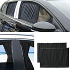 2X Auto Vorhänge KFZ Sonnenschutz Sichtschutz Fenster Privatsphäre Sonnenblende