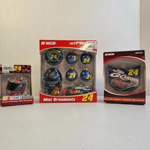 Lot Of 3 Nascar Trevco Jeff Gordon Collectible Christmas Ornaments - Picture 1 of 11