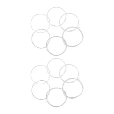 Juego de 12 cuerdas de repuesto Oud textura metálica de fácil instalación para Oud Foto 1 de 4