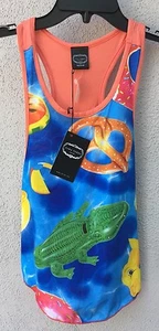 $52 NWT Zara Terez Pretzel Summer Pool Front Peach Back Tank Top Girls - Picture 1 of 2