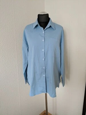 Shein Damen Oversize Bluse blau Größe S (passt auch L-XL) - Bild 1 von 4