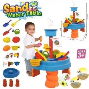 SAND AND WATER TABLE WATERING CAN & SPADE & MORE KIDS GARDEN SANDPIT TOY SET 316 - Picture 1 of 4