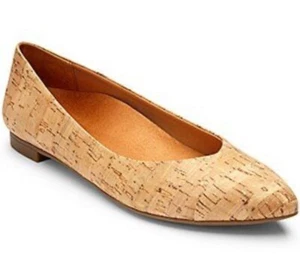 Balletto a punta Vionic Orthaheel in sughero Caballo misura piatta 9 $ 119 nuovo. - Foto 1 di 15