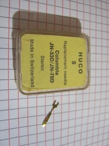 Puntina Giradischi HUCO 5 Per Columbia JN-33D/JN78D Ricambi Audio - Picture 1 of 1