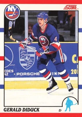 1990 Score American #139 Gerald Diduck New York Islanders - Image 1 of 2