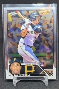 2023 Topps Chrome Cal Mitchell #108 Pittsburgh Pirates Base Rookie - Bild 1 von 2