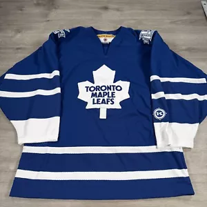 Vintage KOHO Toronto Maple Leafs Hockey Trikot Herren Gr. M NHL blau unbedruckt - Bild 1 von 10