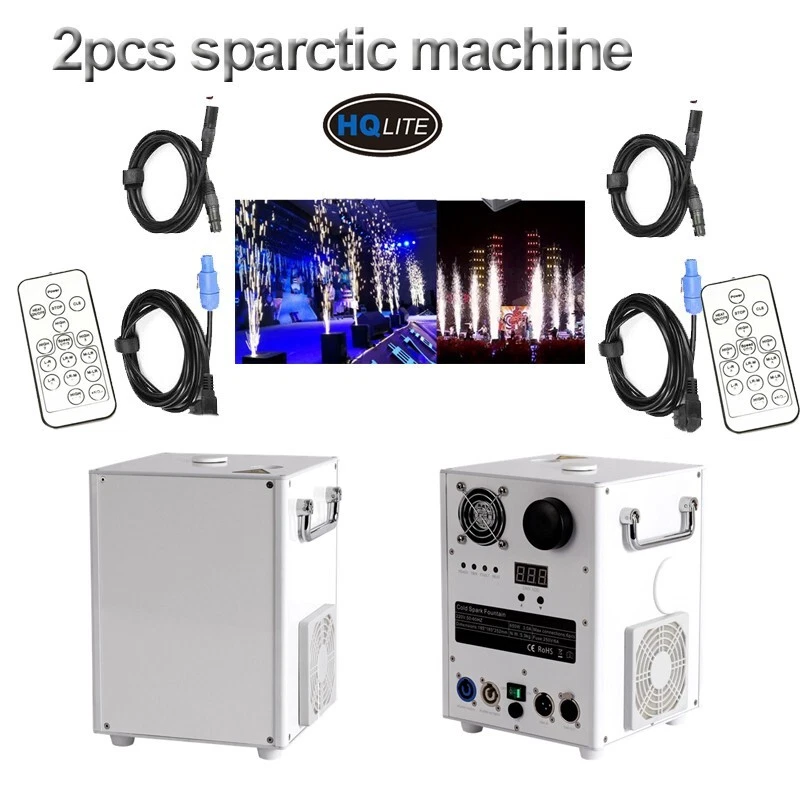 White 650W HQLIT Cold Sparklar Machine Sparkler Stage Special Effect Equipment - Image 1 of 4