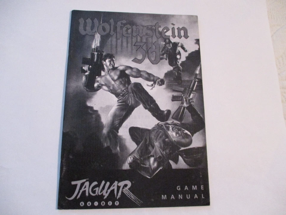 ATARI JAGUAR WOLFENSTEIN 3d - ORIGINAL MANUAL ONLY - Image 1 of 4