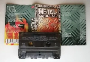 Metal Madness Scorpions Megadeth Whitesnakes Rare Malaysia Edition Cassette Tape - Picture 1 of 5