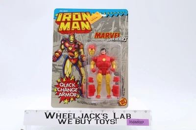 Iron Man Quick Change Armor Marvel Super Heroes 1991 Toybiz Vintage MOSC NEW - Image 1 of 4
