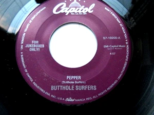 BUTTHOLE SURFERS - PEPPER - JUKEBOX ONLY - VG 45 RECORD - Picture 1 of 5