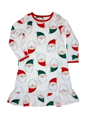 Carter's Girl's Soft Fleece Santa Claus Christmas Holiday Nightgown, Gown - Image 1 of 2