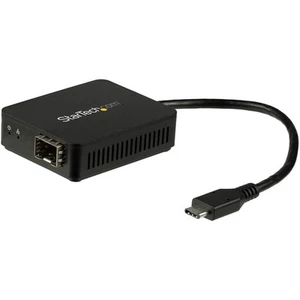 StarTech USB C to Fiber Optic Converter - Open SFP - USB3.0 Gigabit Ethernet - Picture 1 of 4