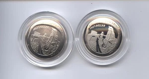 2019-D & S Moon Landing Uncirculated & Proof Half Dollars - Picture 1 of 2