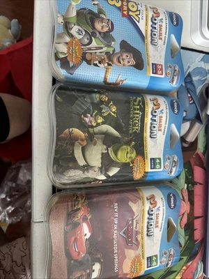 VTech V Smile & Motion Lot of 3 Video Games Toy Story 3 Cars Shrek Brand New - Image 1 of 4