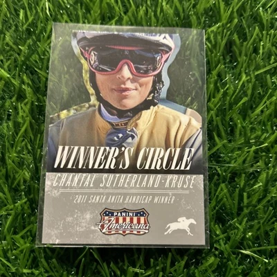 Chantal Sutherland Kruse 2015 Panini Americana Winner's Circle #1 Jockey - Image 1 of 2