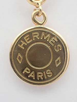 HERMES Serie GP Colgante Top Dije Metal Dorado Mujer’s Accesorios Sin Cadena Usado Foto 1 de 4