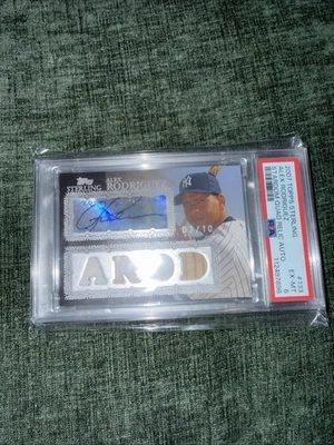 Alex Rodriguez 2007 Topps Sterling - Stardom Quad Relic Auto /10 Yankees Rare - Image 1 of 4
