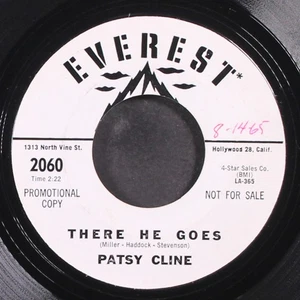 PATSY CLINE: there he goes / crazy dream EVEREST 7" Single 45 RPM - Picture 1 of 2