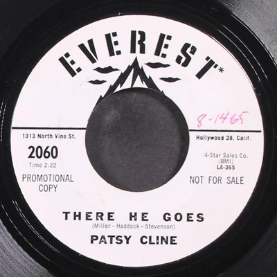 PATSY CLINE: there he goes / crazy dream EVEREST 7" Single 45 RPM - Image 1 of 2