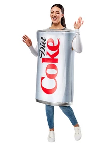 Adults Coca Cola Diet Coke Can Costume - Picture 1 of 6