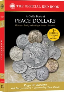 New Official Red Guide Book For US Peace Silver Dollar Coin Catalog 4th Edition - Bild 1 von 12