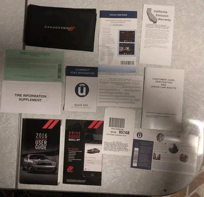 2016 16 Dodge Challenger Owners Manual SRT 392 Hellcat - Image 1 of 4