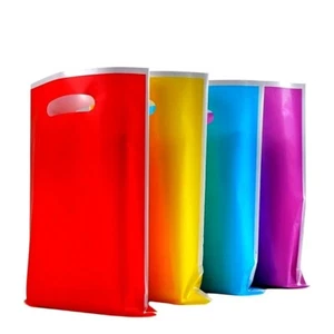 Colourful plastic reuseasble waterproof gift bags. - Picture 1 of 5