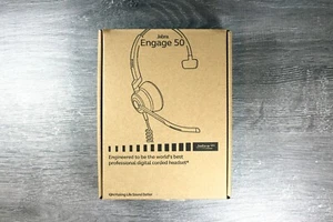 Jabra Engage 50 On-Ear Mono Corded Headset - Open Box - Picture 1 of 3
