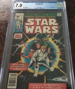 Marvel Star Wars 1 CGC 7.0 - Picture 1 of 3