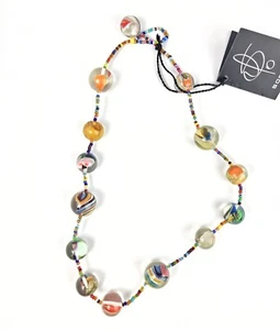 Sobral Rare Early Preterito Perfeito Paulinho Round Beads Artist Made Necklace - Picture 1 of 6