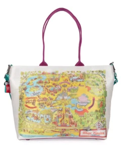Disney Parks Harveys Seatbelt 50th Magic Kingdom Medium Streamline Tote - NEW - Picture 1 of 5