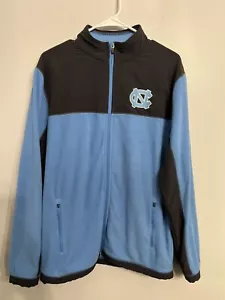Colosseum UNC Tarheels Full-Zip Fleece Jacket Carolina Blue Medium - Picture 1 of 6