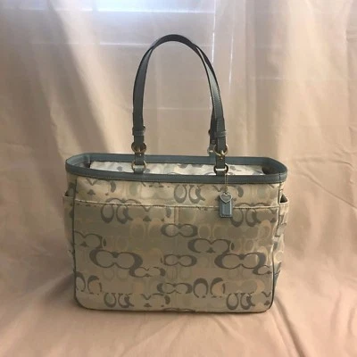 COACH Chelsea 06429 Signature Optic C Baby Diaper Bag Carry-All Tote - Image 1 of 4